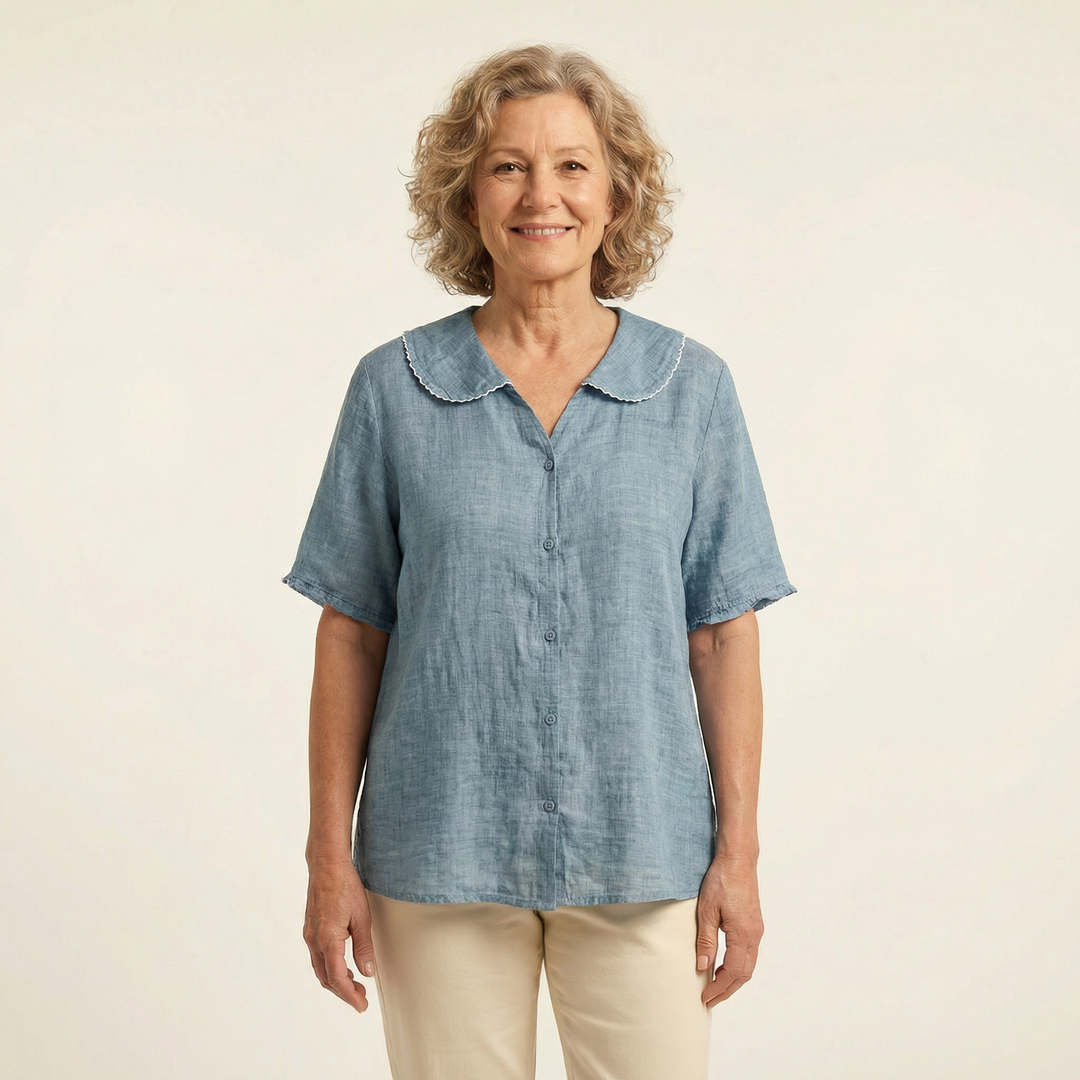 Clara Linen Blouse