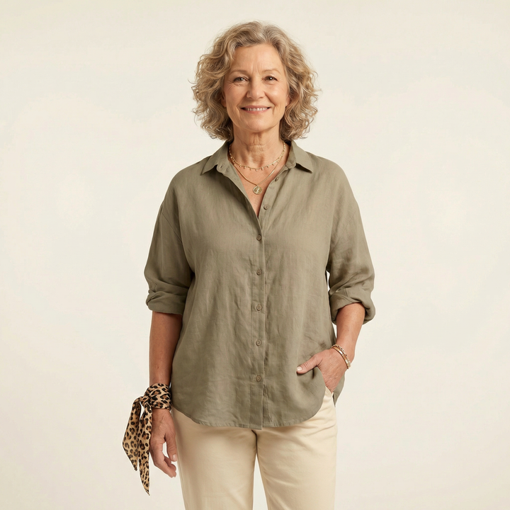 Saskia Pleated Blouse