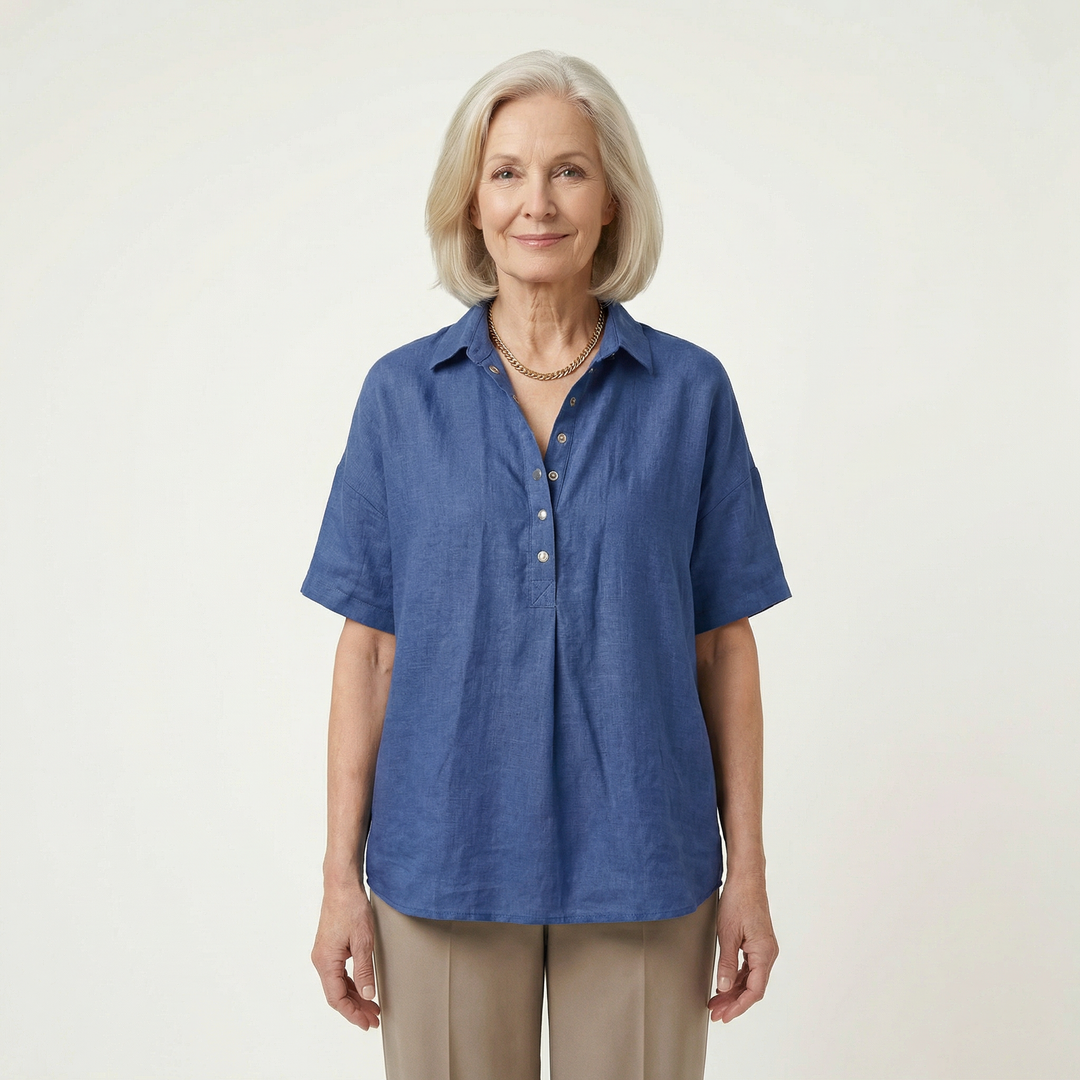 Noelle Linen Blouse