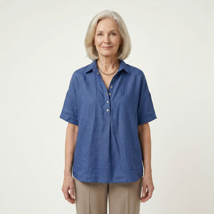 Noelle Linen Blouse