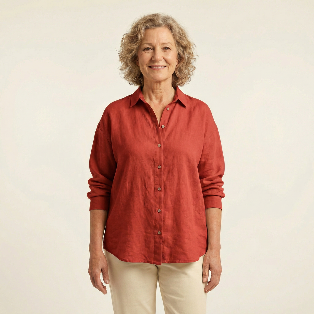 Saskia Pleated Blouse