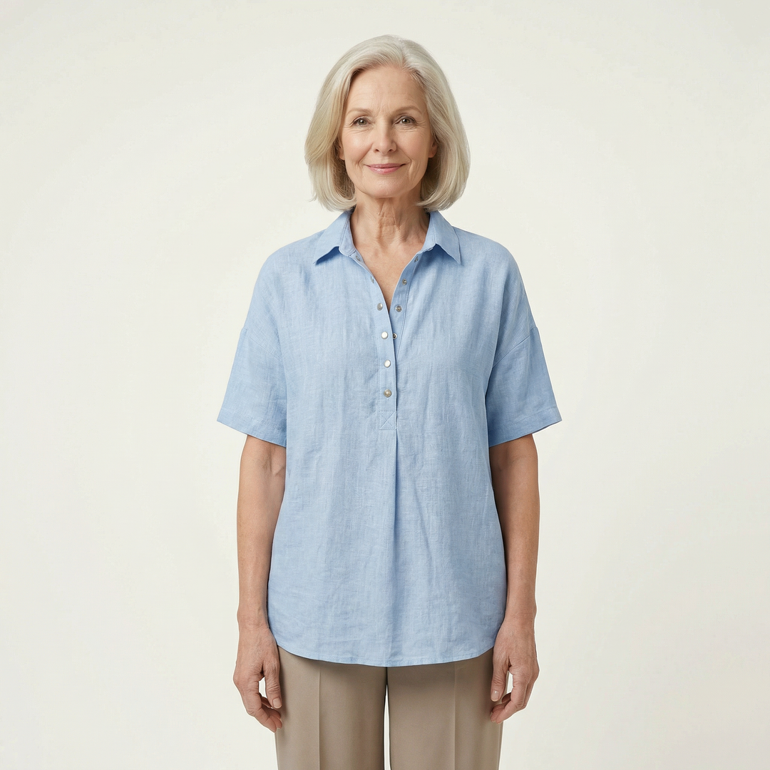 Noelle Linen Blouse