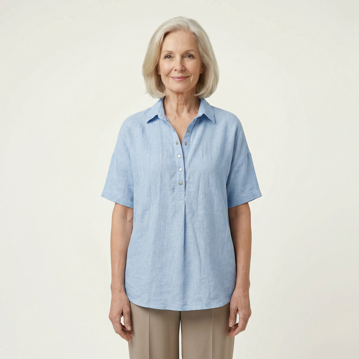 Noelle Linen Blouse