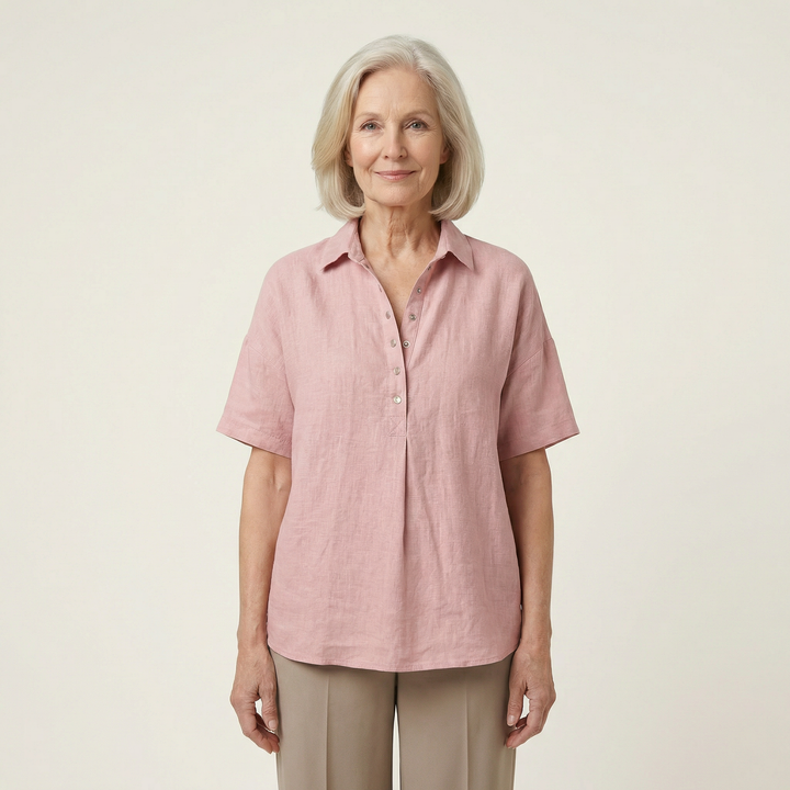 Noelle Linen Blouse