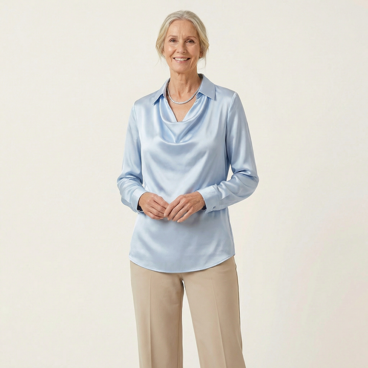 Luna Satin Blouse