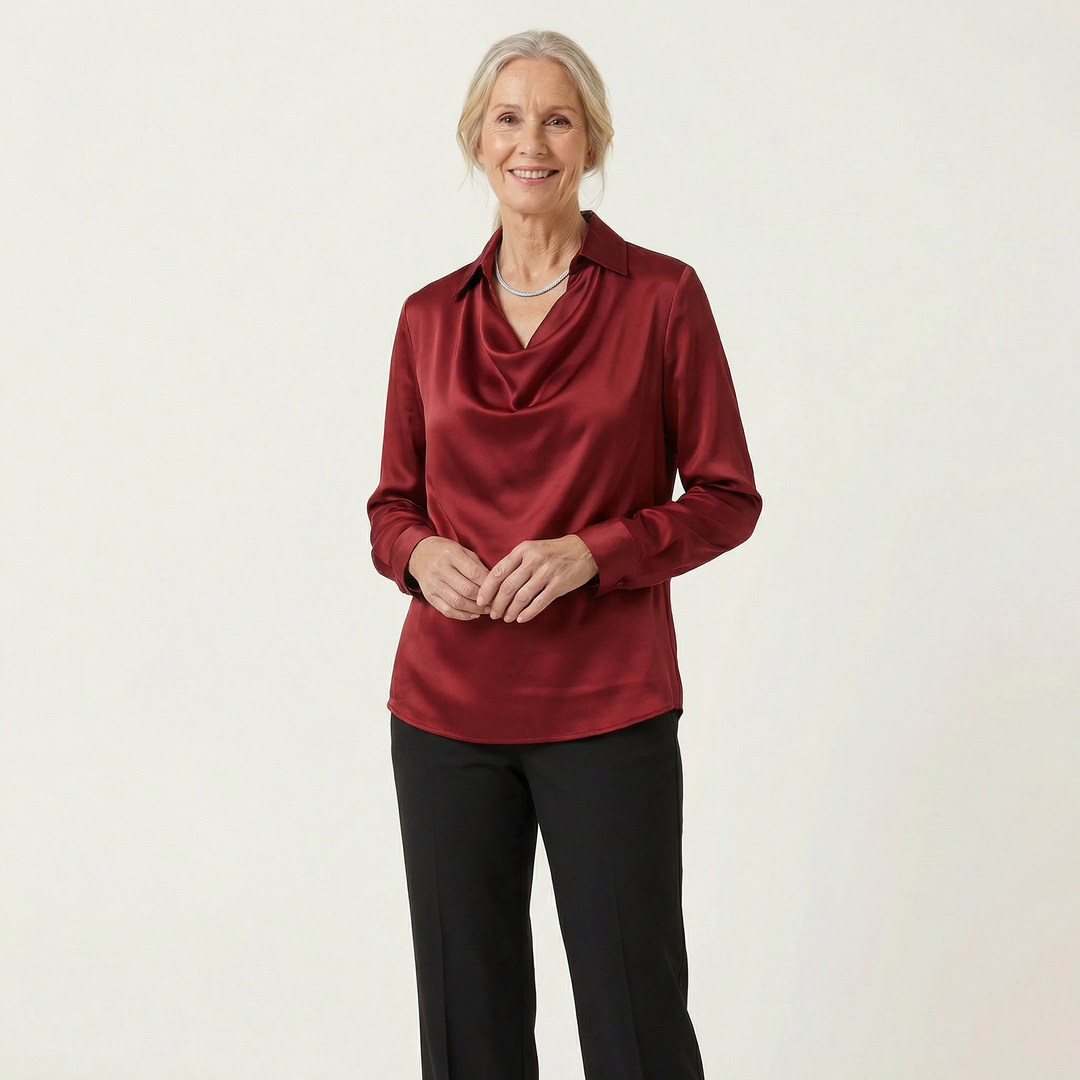 Luna Satin Blouse