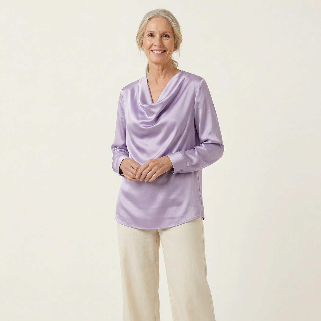 Luna Satin Blouse