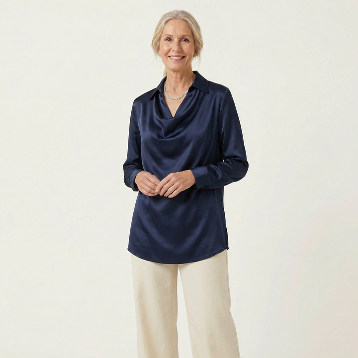 Luna Satin Blouse