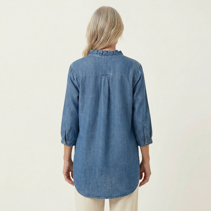 Elena Ruffle Blouse