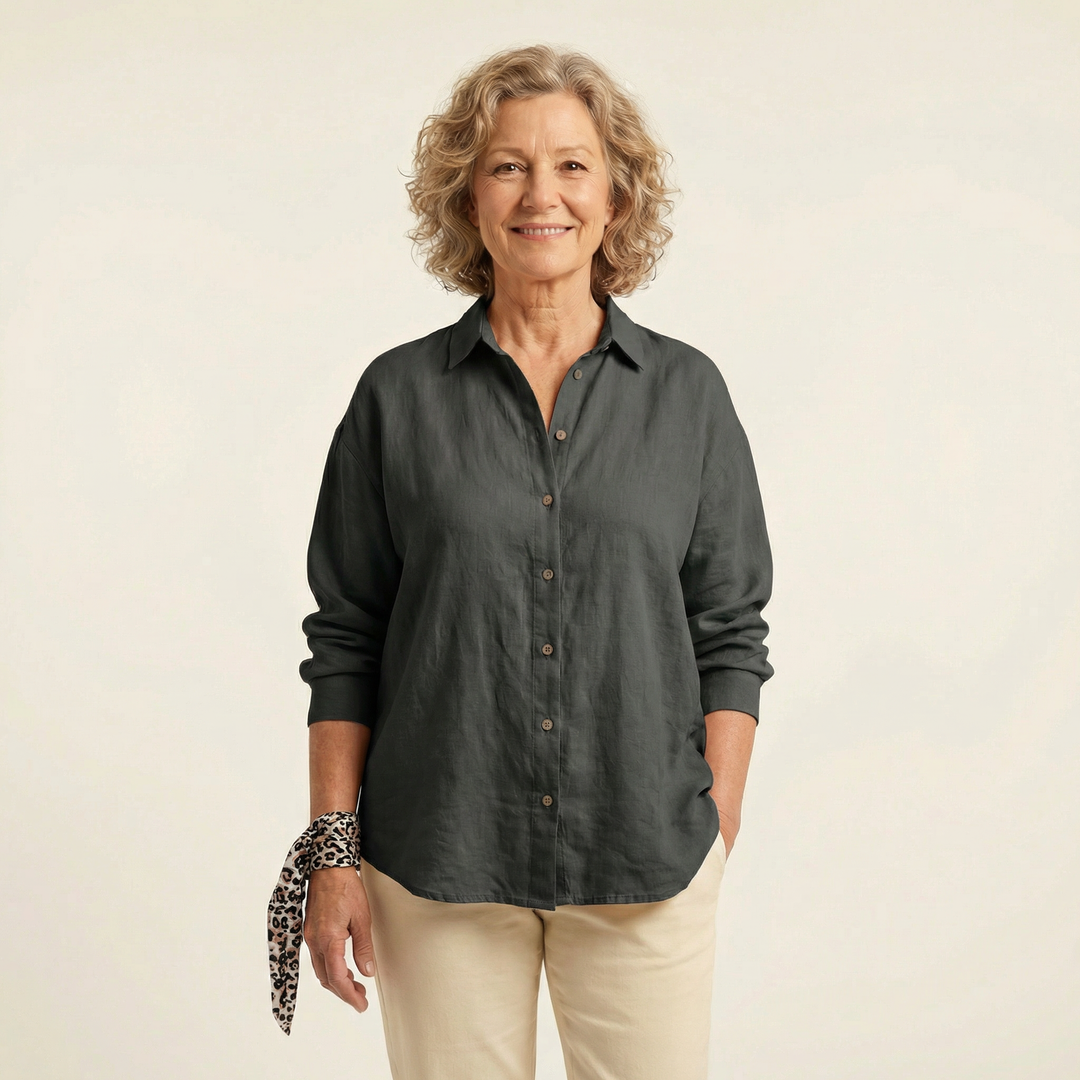 Saskia Pleated Blouse
