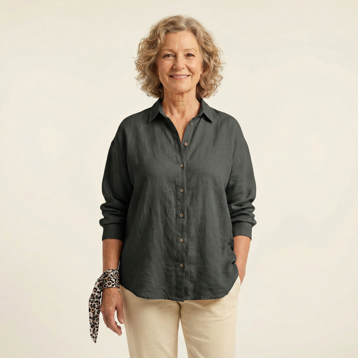 Saskia Pleated Blouse
