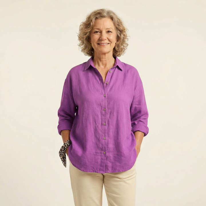 Saskia Pleated Blouse