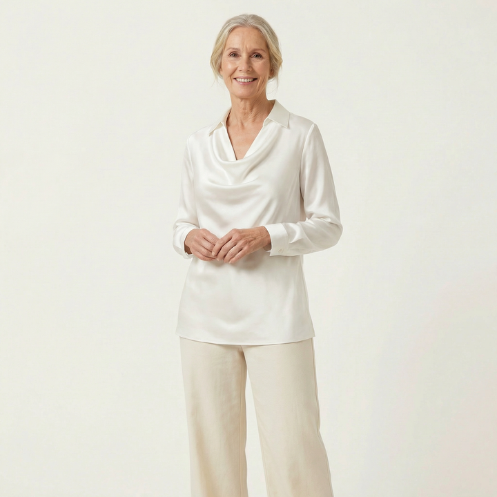 Luna Satin Blouse