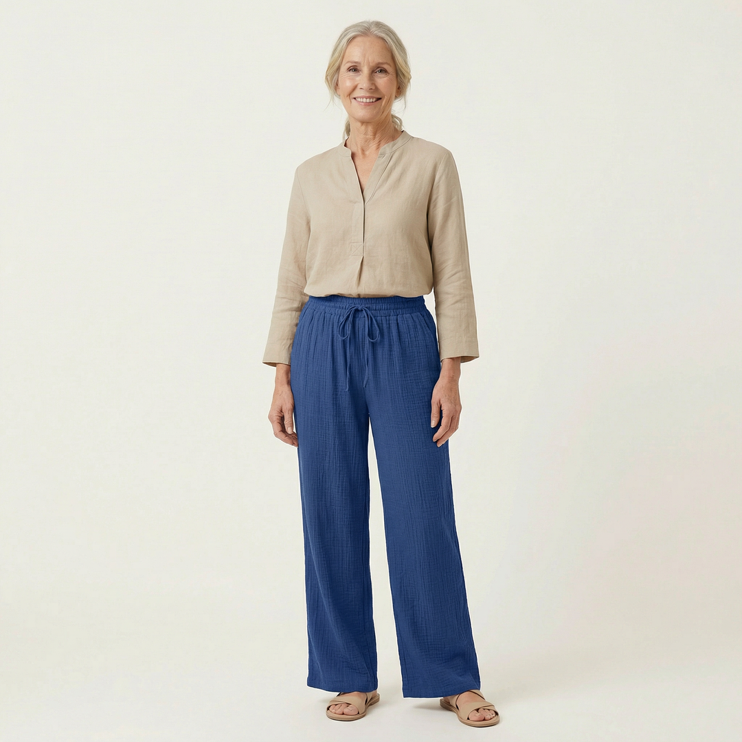 Zofia Cotton Trousers