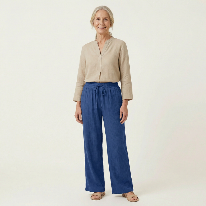 Zofia Cotton Trousers