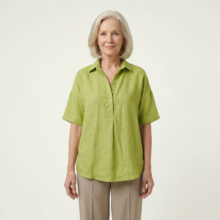 Noelle Linen Blouse