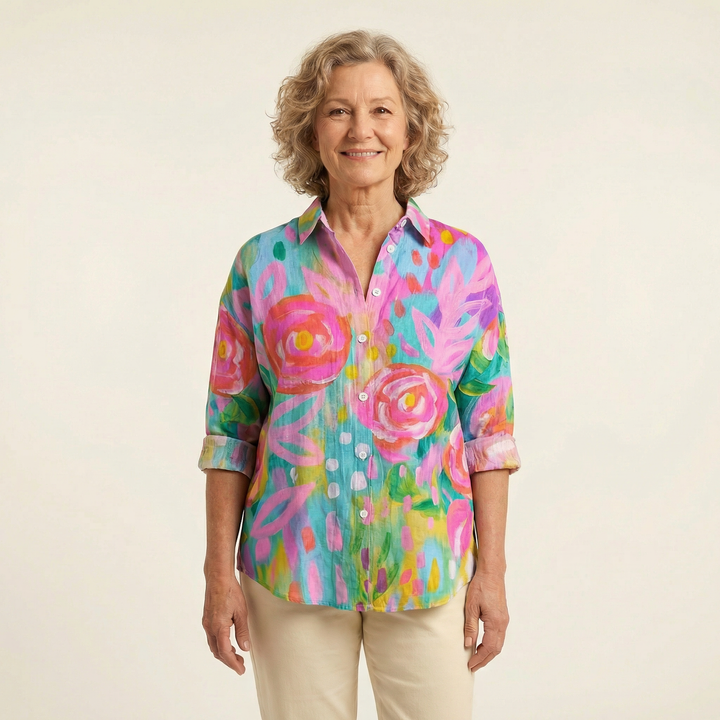 Floral Print Blouse
