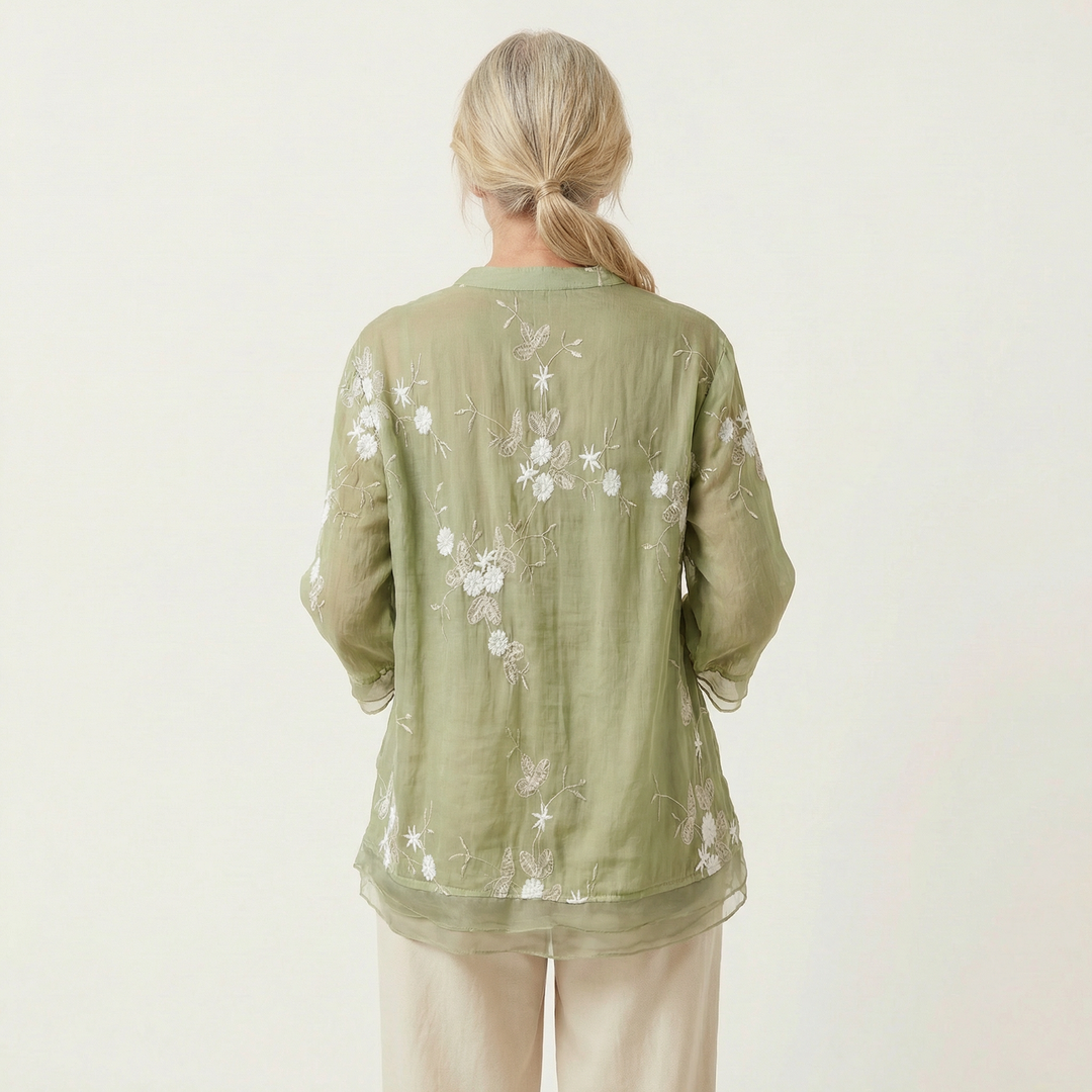 Mila Cotton Embroidered Top