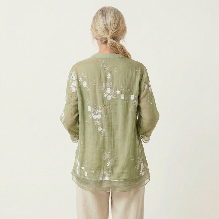 Mila Cotton Embroidered Top