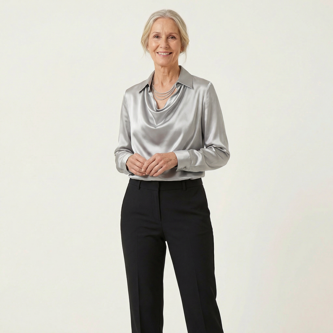 Luna Satin Blouse