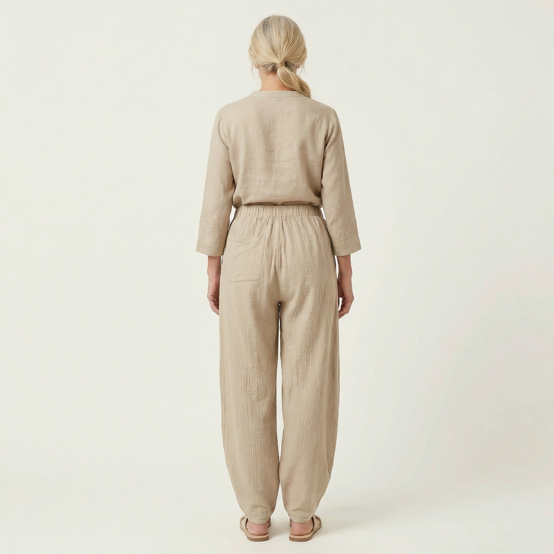 Zafia Cotton Trousers