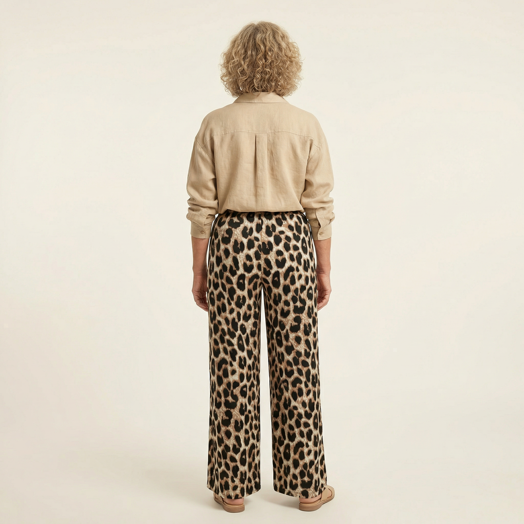 Leora Leopard Trousers