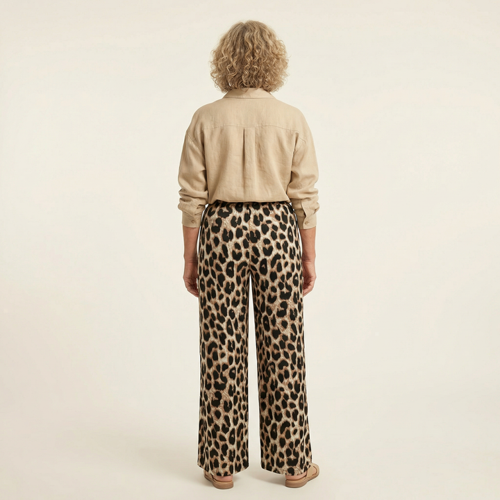 Leora Leopard Trousers