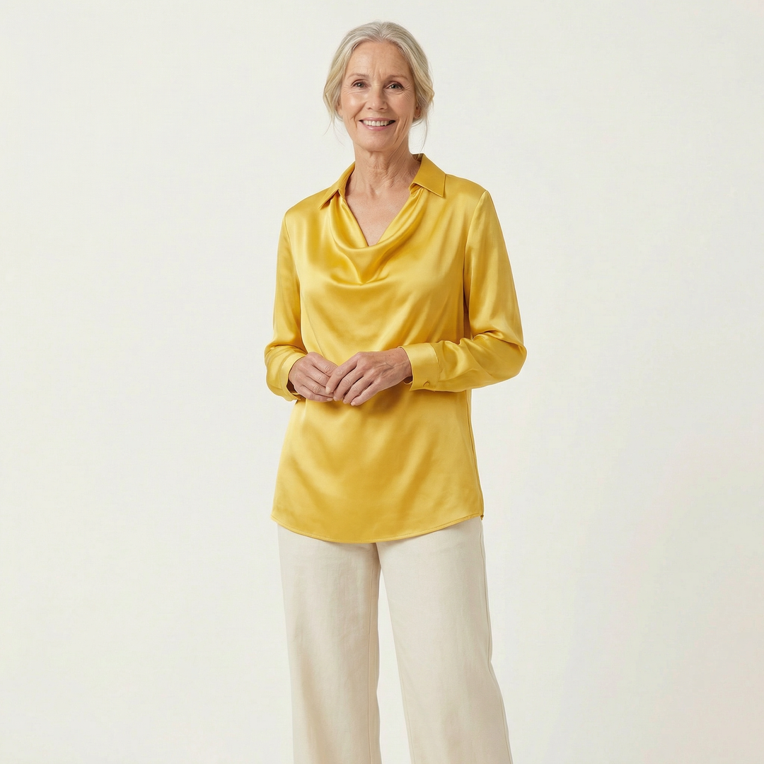 Luna Satin Blouse