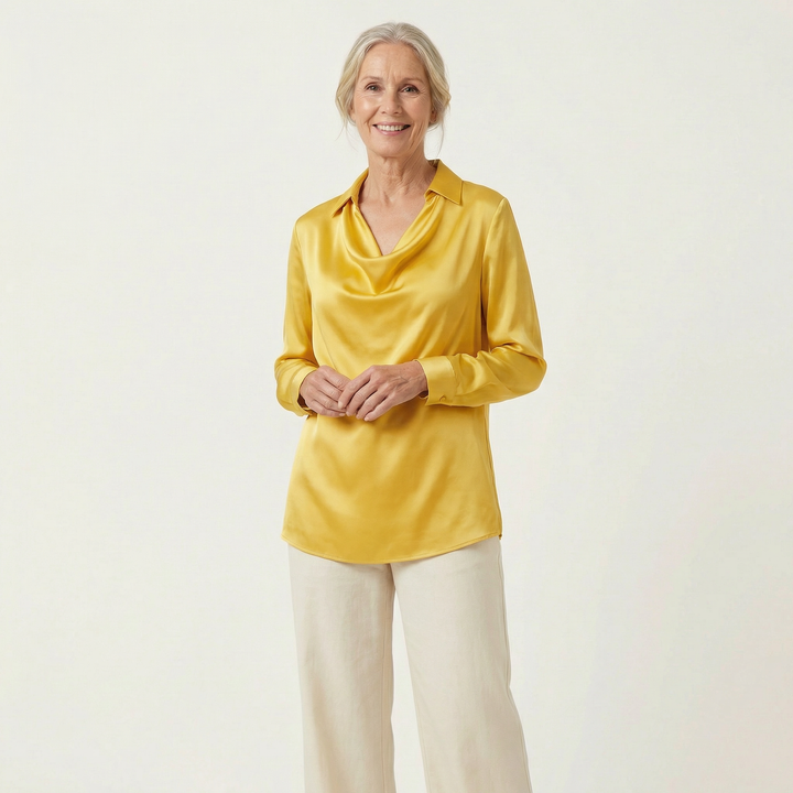 Luna Satin Blouse