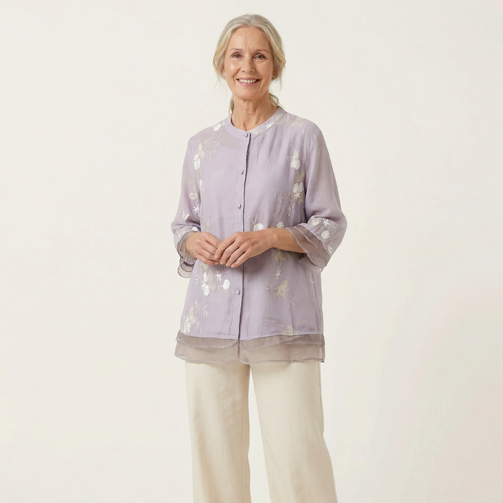 Mila Cotton Embroidered Top