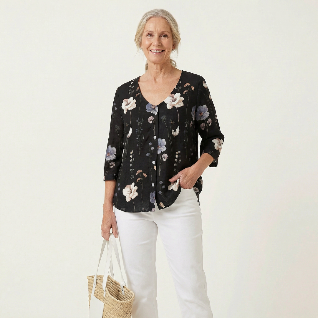 Anita Floral Blouse