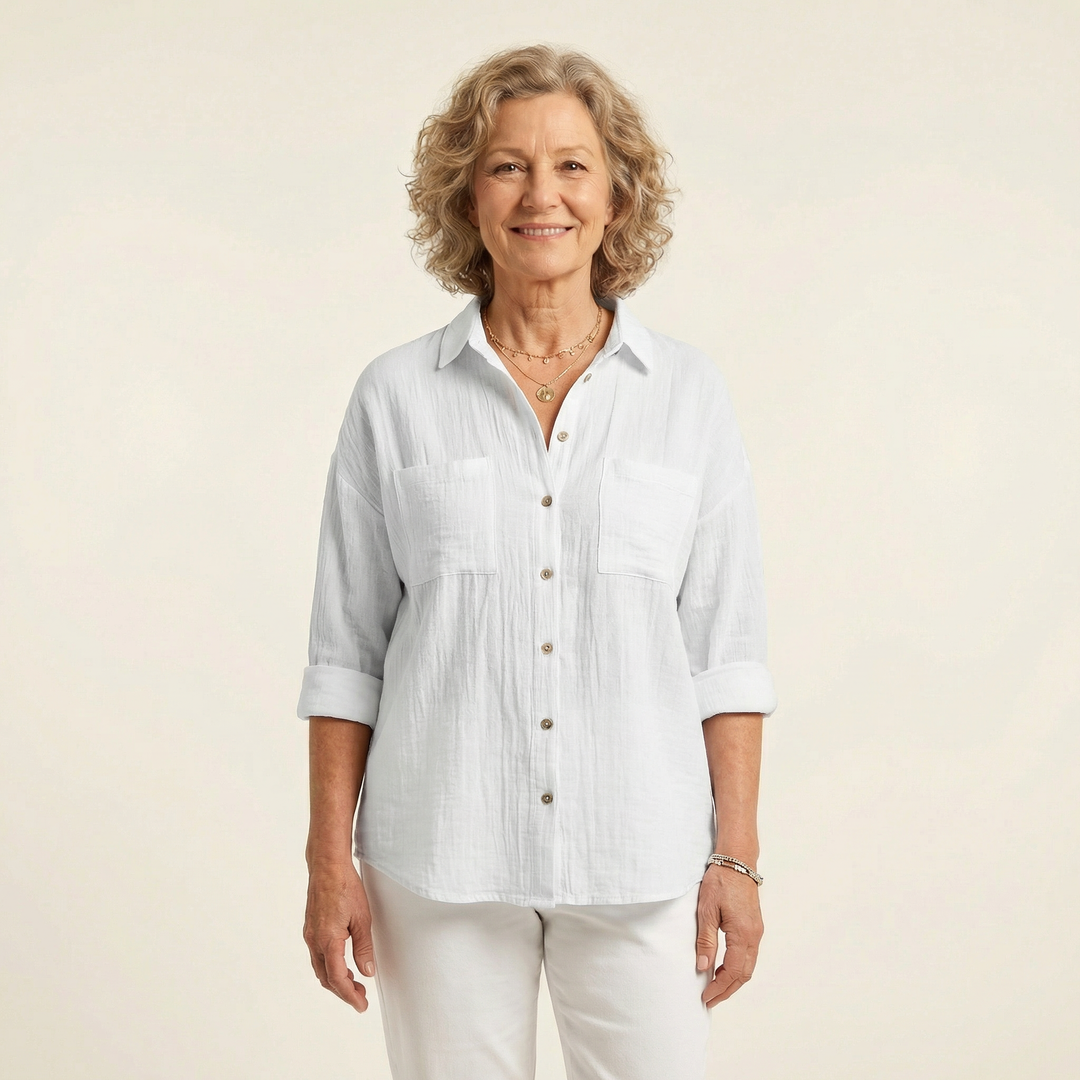 Saskia Pleated Blouse