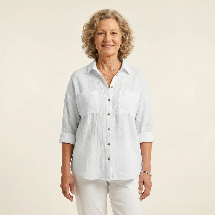 Saskia Pleated Blouse