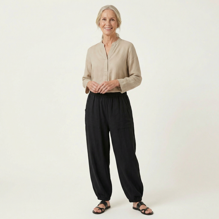 Zafia Cotton Trousers