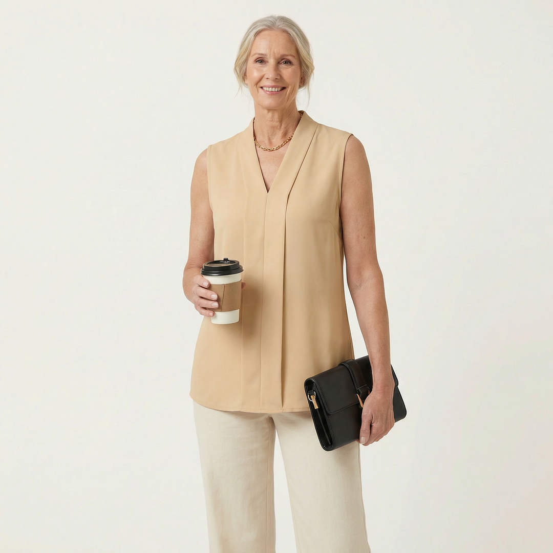 Nora Pleated Blouse