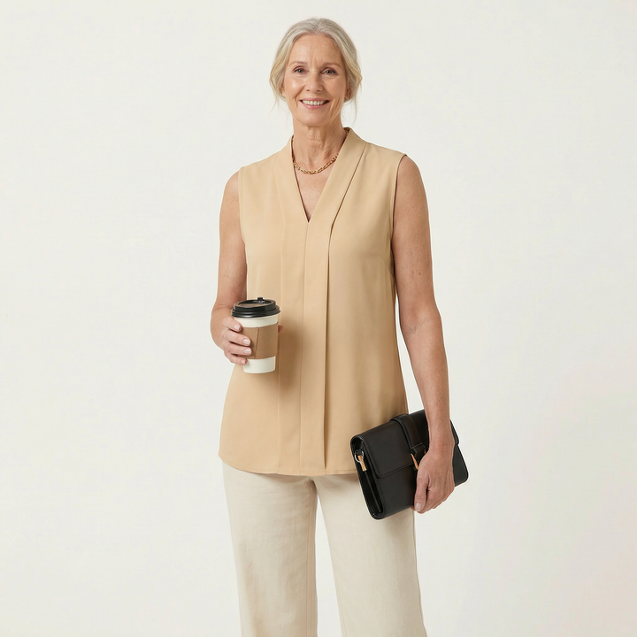 Nora Pleated Blouse
