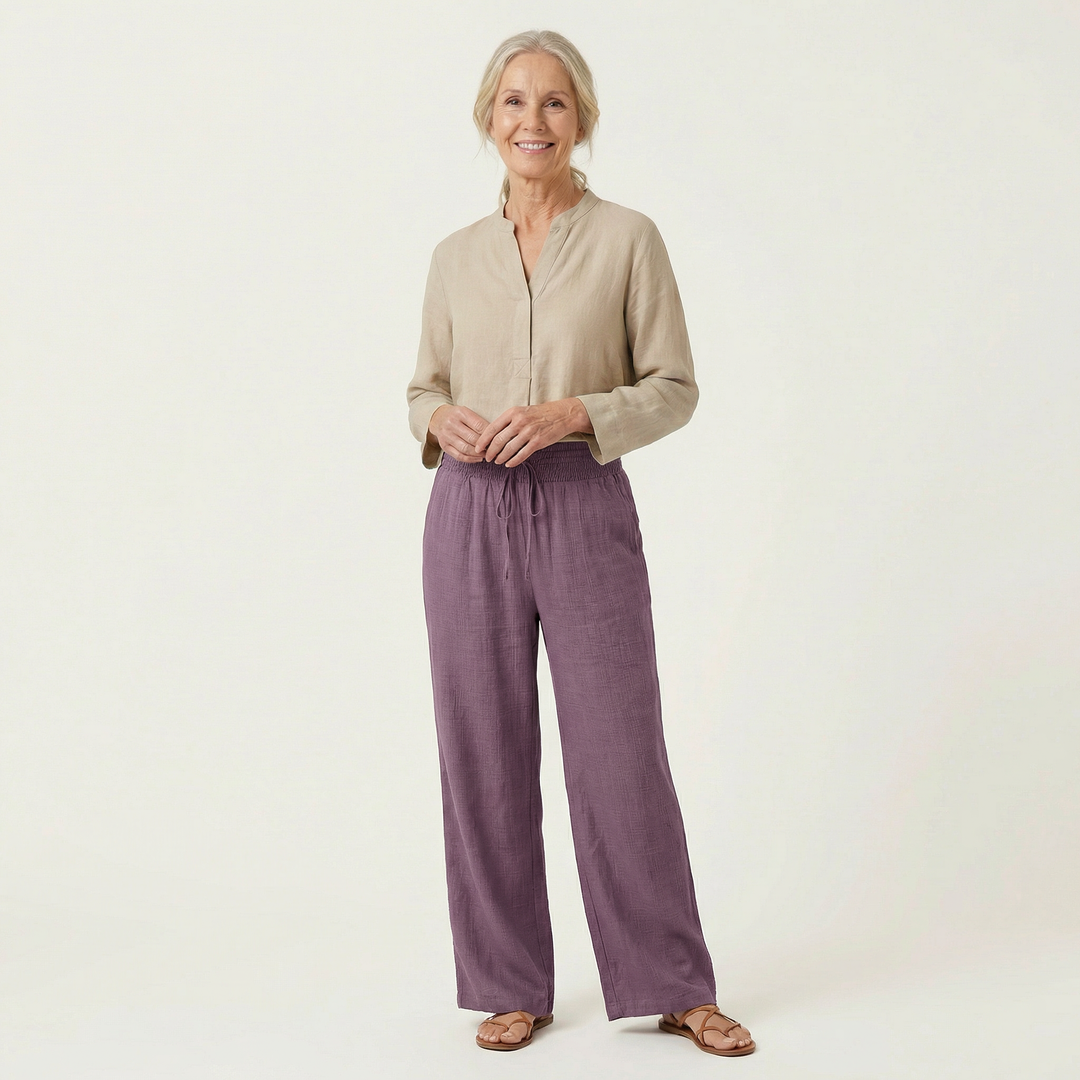 Zofia Cotton Trousers