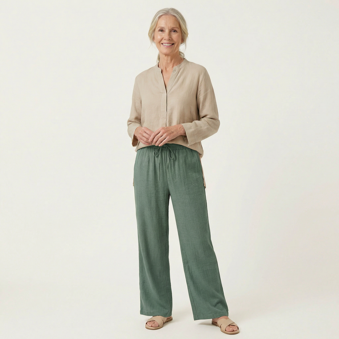 Zofia Cotton Trousers