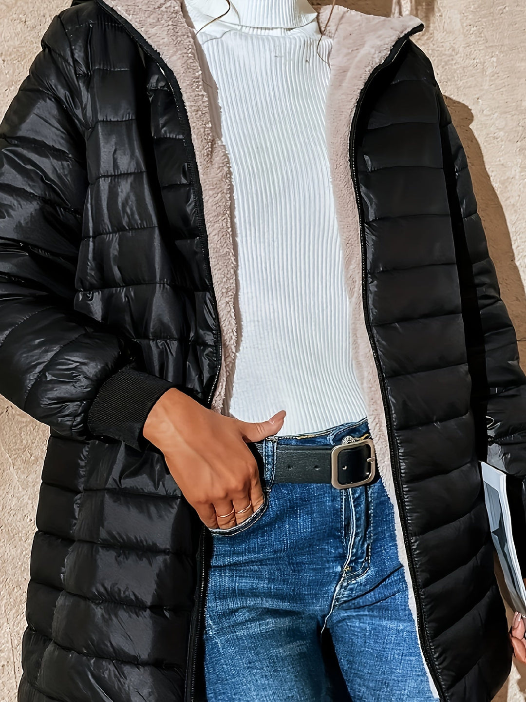 Long waterproof Elegant Coat