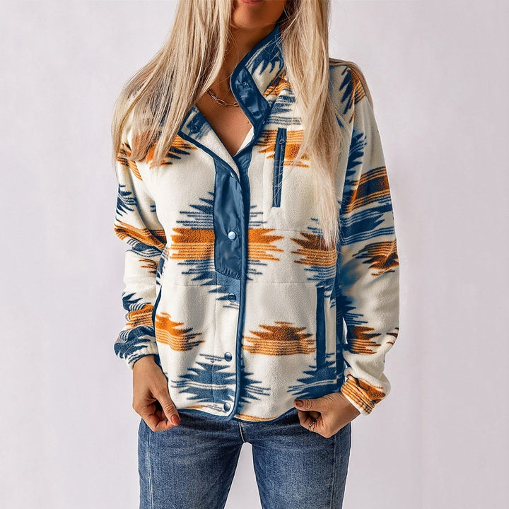 Fleece Jacket abstract art