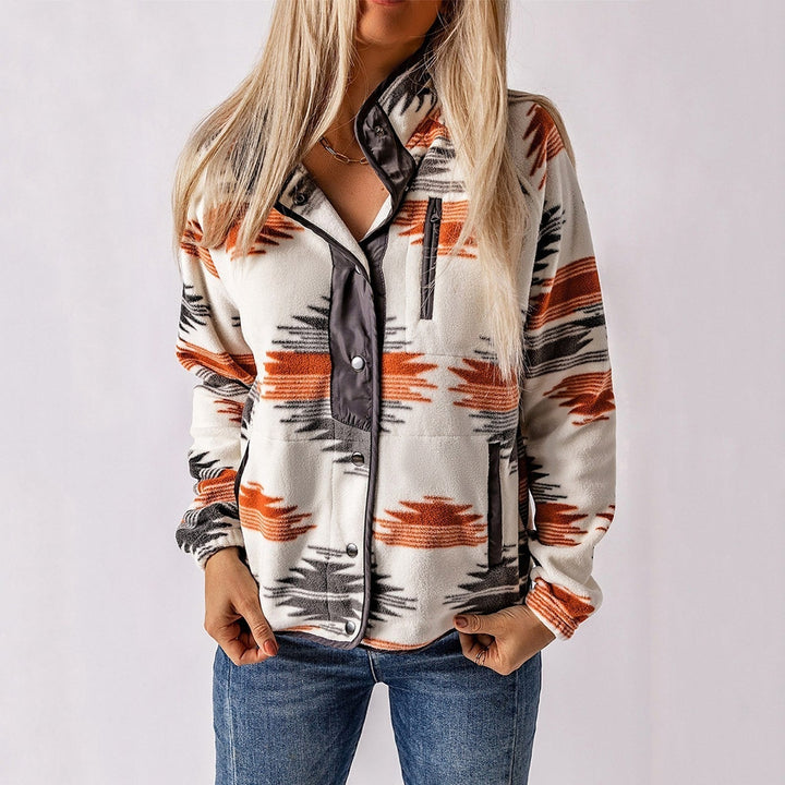 Fleece Jacket abstract art