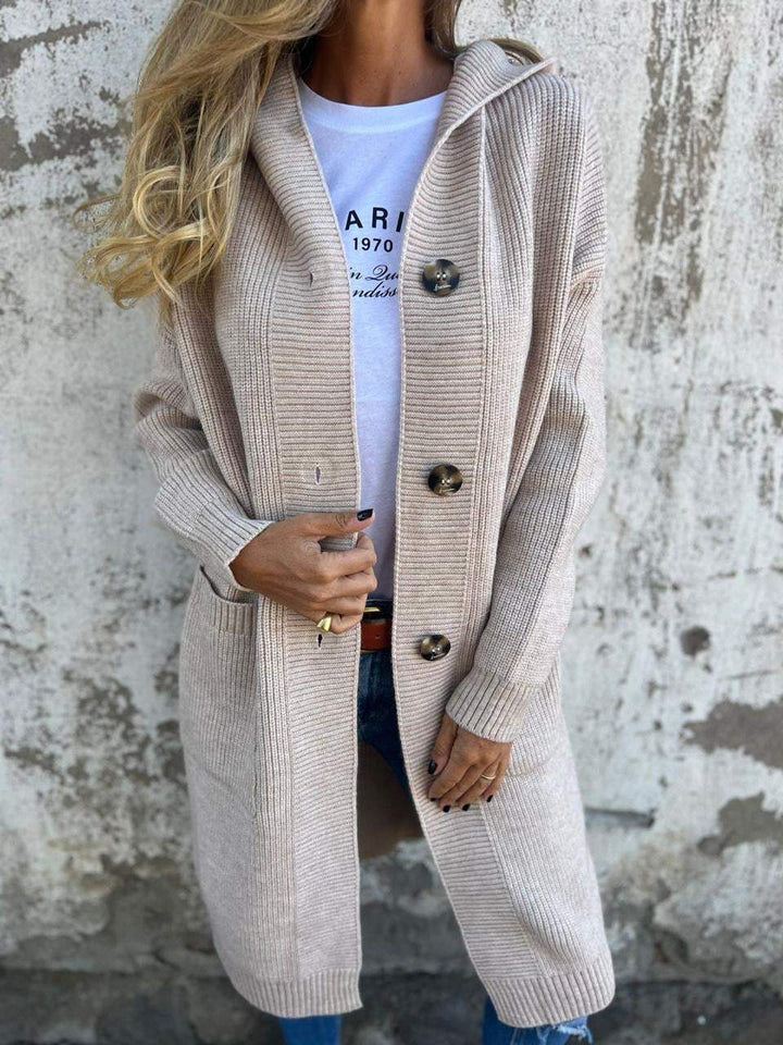 Comfortable Long Knitted Cardigan