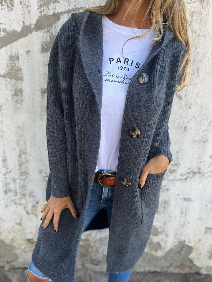 Comfortable Long Knitted Cardigan