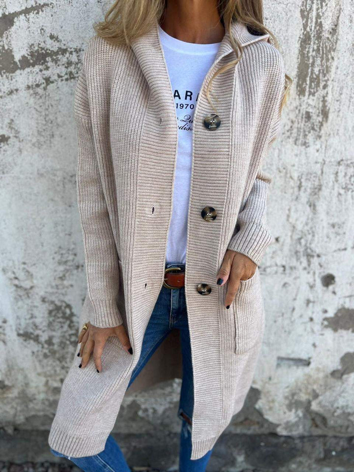 Comfortable Long Knitted Cardigan