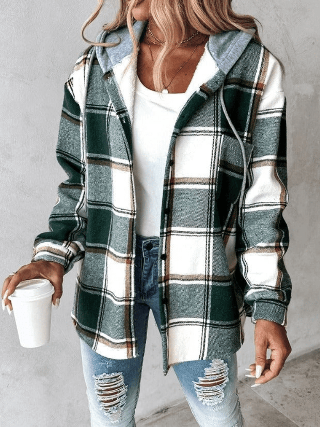 Soft Plaid jacket